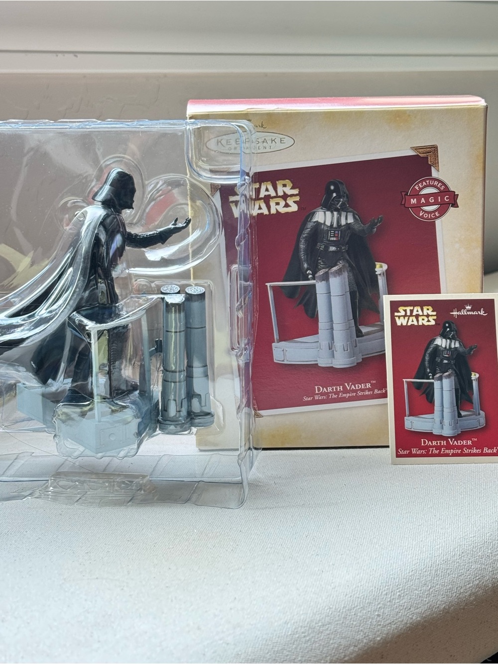 Vtg. Hallmark Keepsake Ornament Star Wars Darth Vader Empire Strikes Back TESTED
